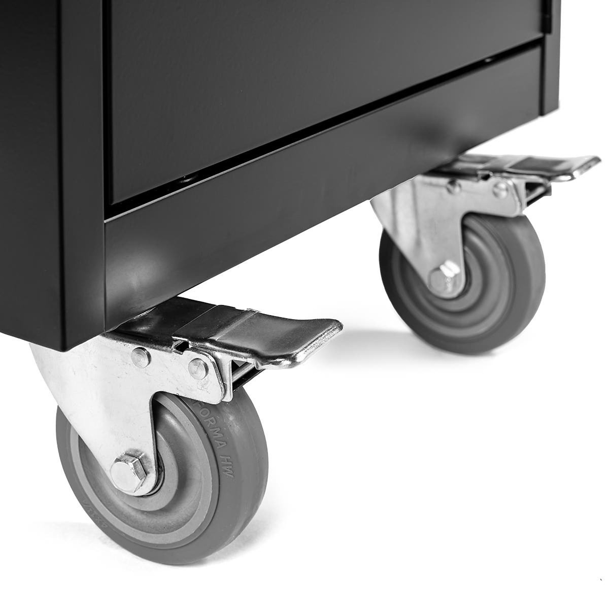 Luxor Laptop/Chromebook Charging Cart — 24 Devices, Lockable Steel Doors, Rolling Casters, Model# LLTP24-B